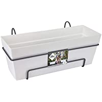 Elho Loft Urban Trough Allin1 Jardinero balcón- white- 50 cm
